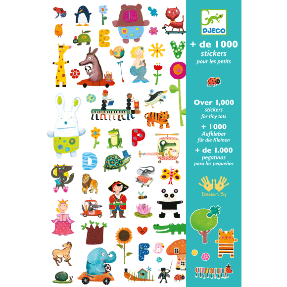 Matricák - 1000 matrica - 1000 stickers for little ones - 0
