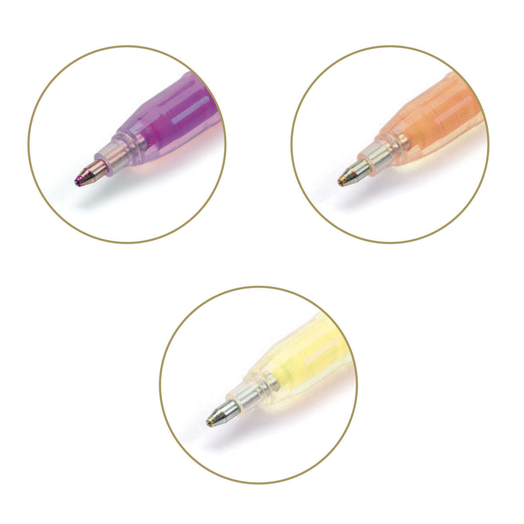 6 színű pasztell gél toll - 6 pastel gel pens - 1