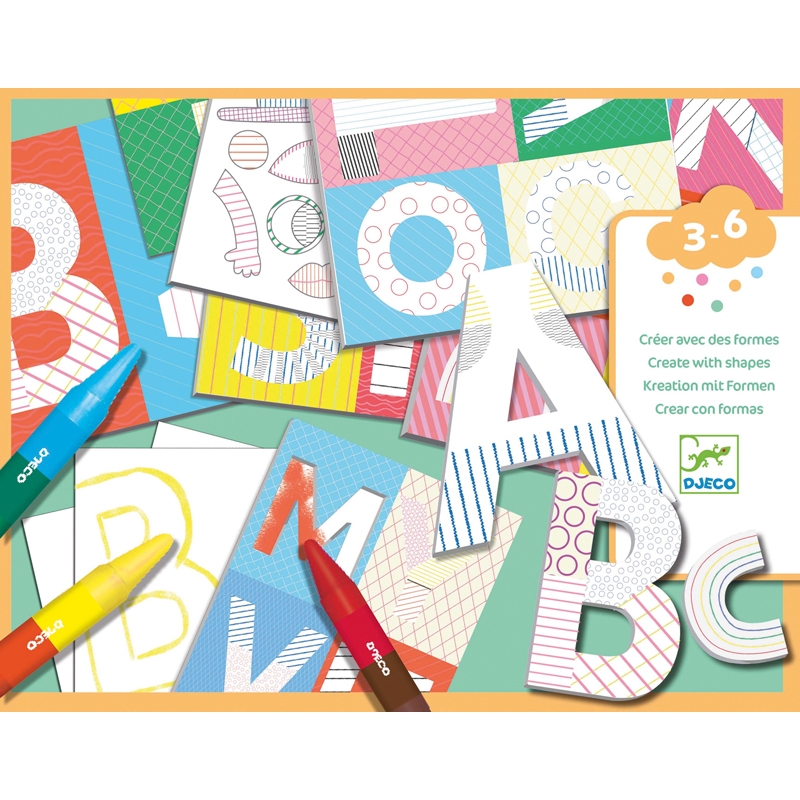 Matricázó képkészítés  - Teremtendő világ - ABC nagybetűk - A world to create, letters - 0