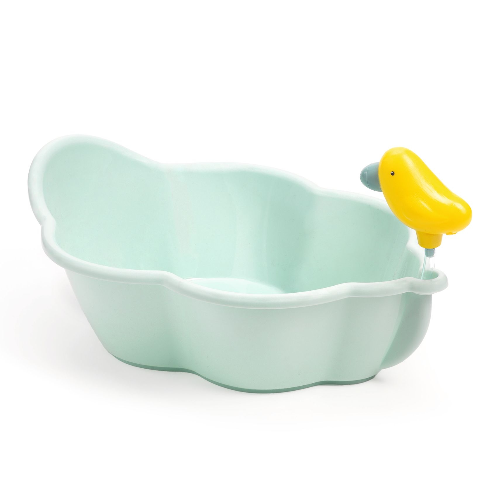 Fürdőkád játékbabáknak - Kék, sárga madárral - Bathtub - 0