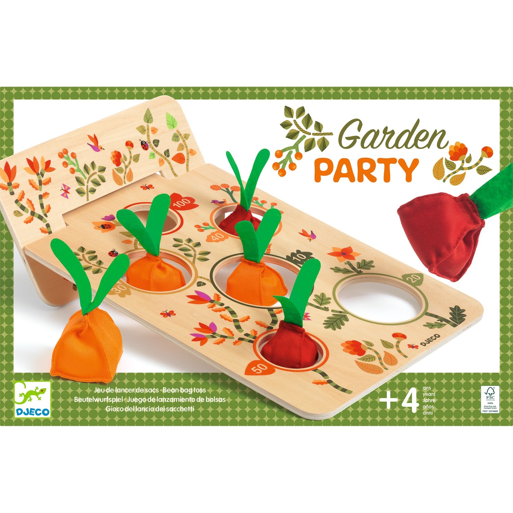 Célba dobó játék - Zsákolás - Garden Party- FSC Mix  - 3