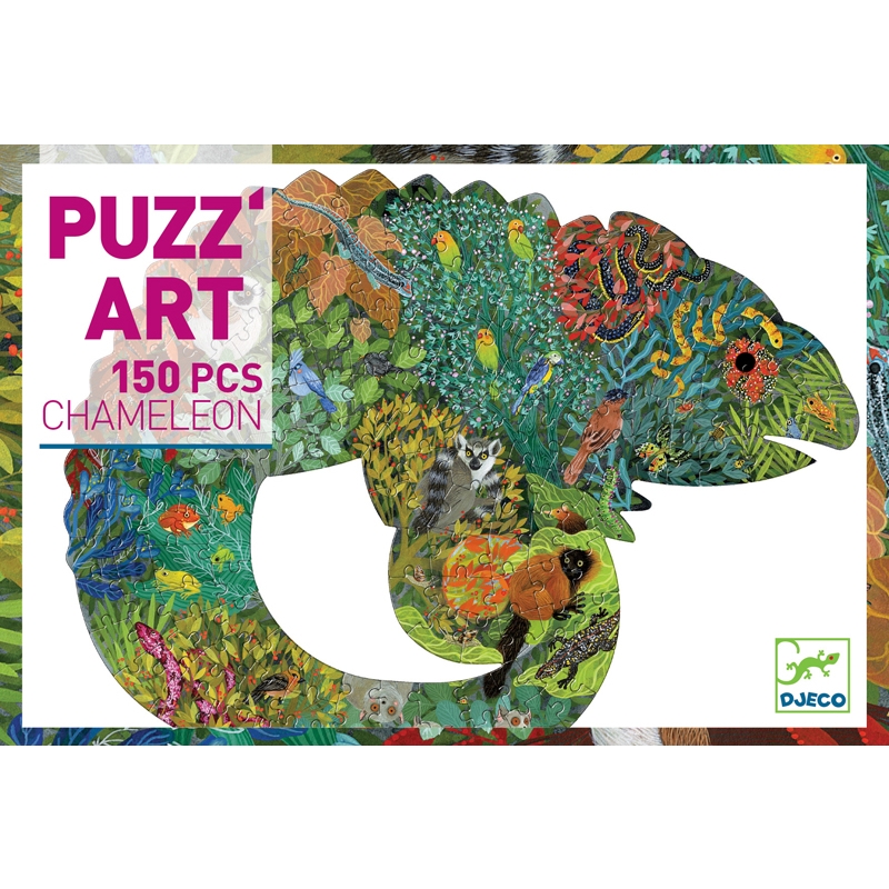 Művész puzzle - Kameleon - 0