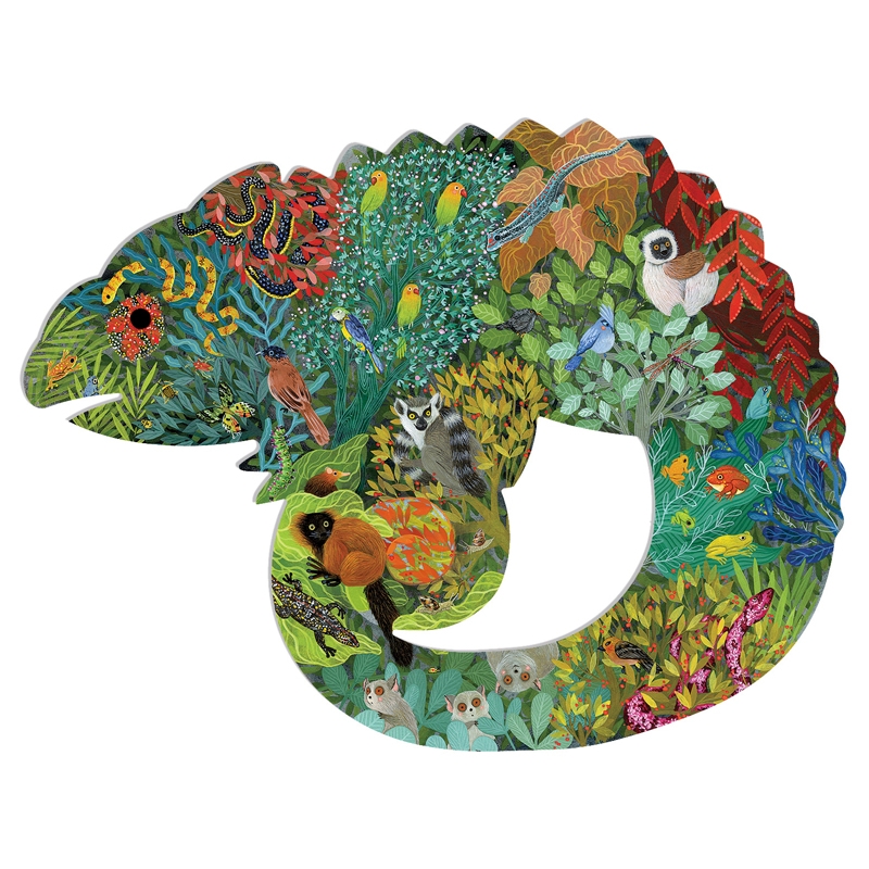 Művész puzzle - Kameleon - 1
