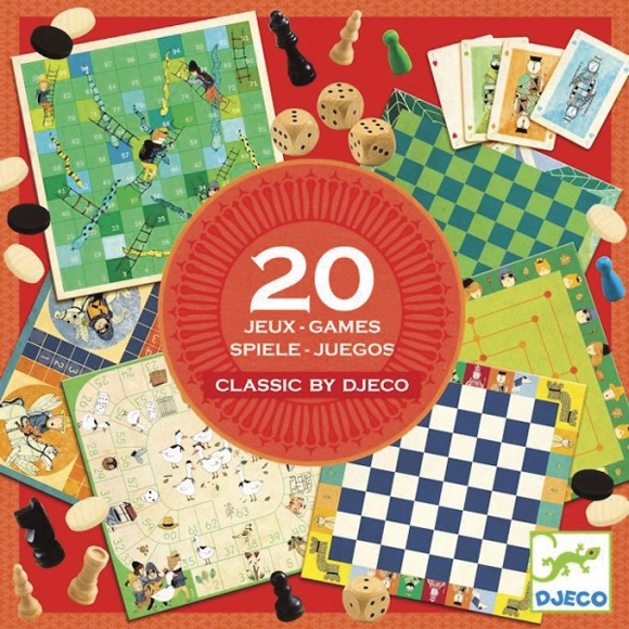 Társasjáték klasszikus - Classic box - 20 játék - 0