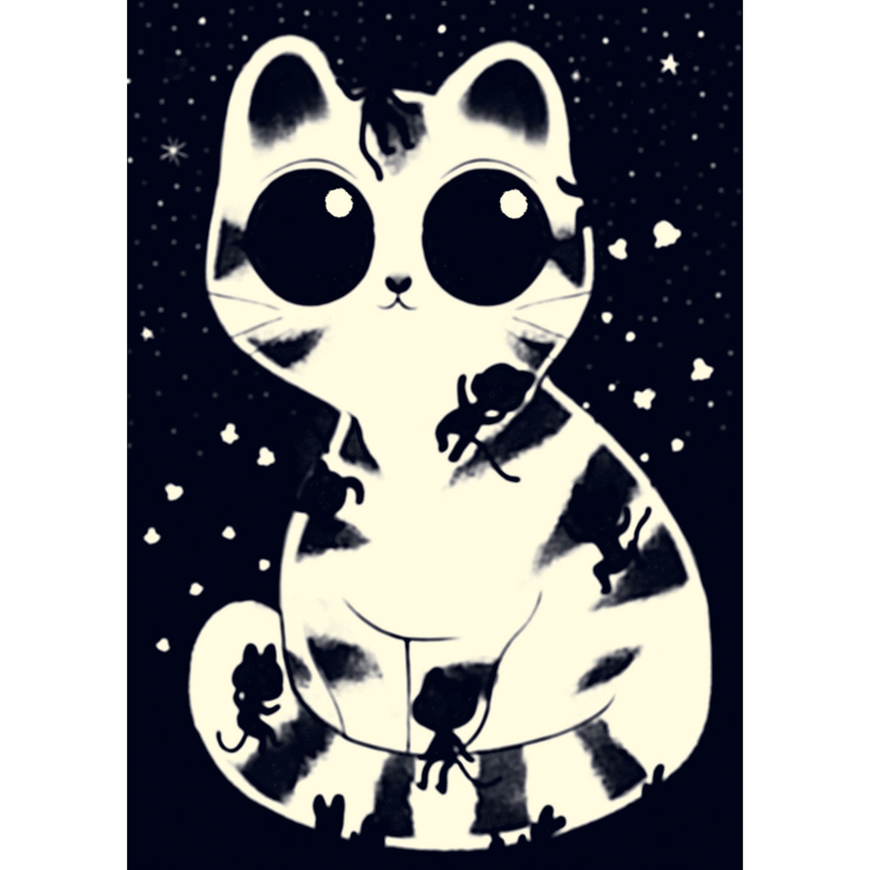 Varázs puzzle - Macskusz - Cuddly cats - 50 pcs - 2