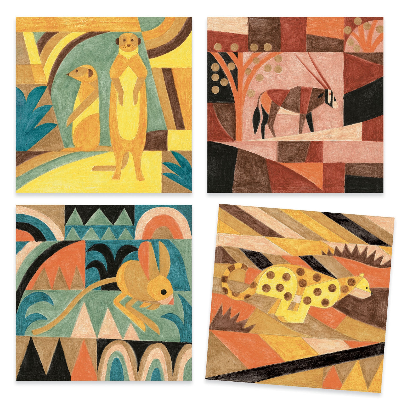 Művészeti műhely - Sivatag - Inspired by Paul Klee - Desert - 1