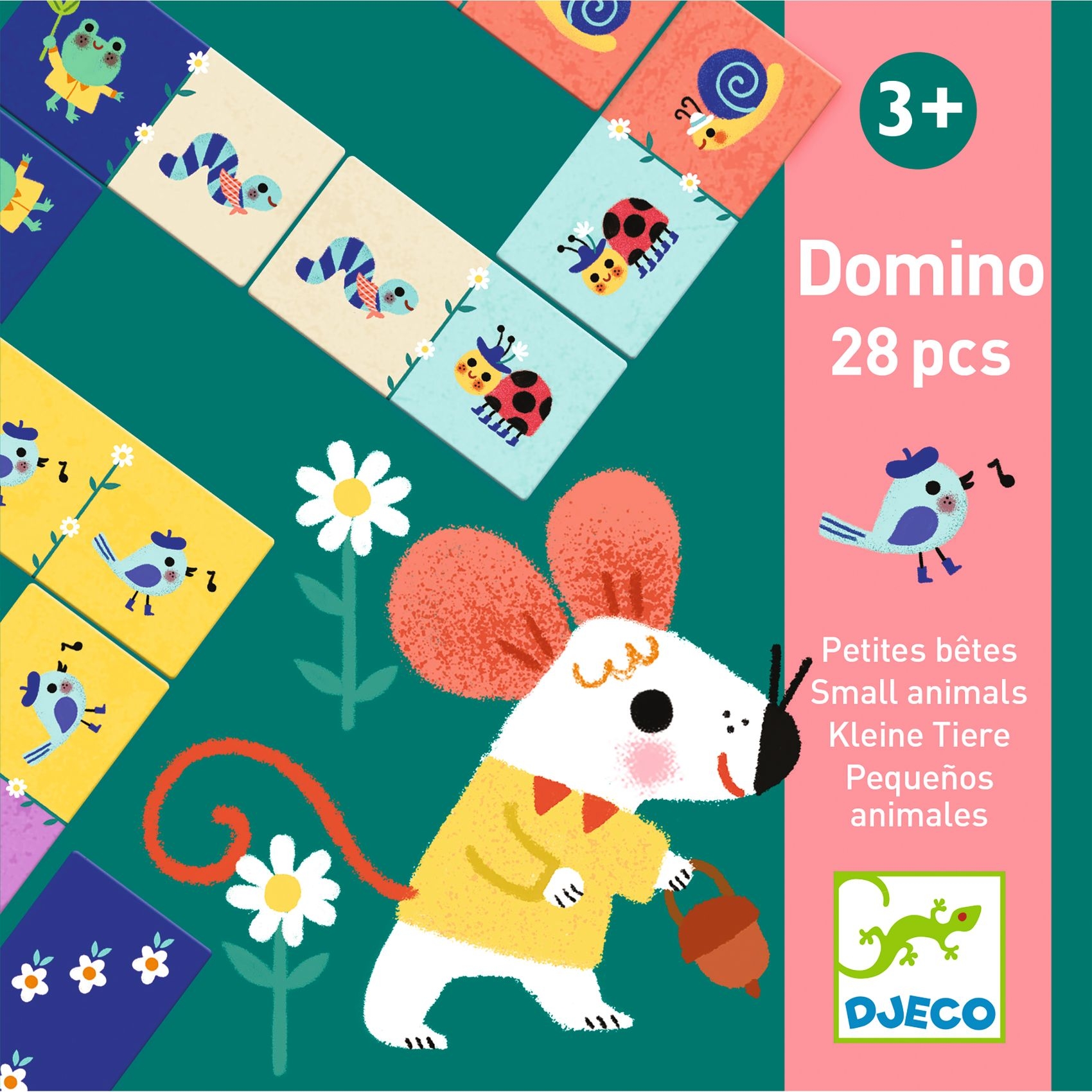 Dominó játék - Kicsi állatok - Domino Small animals - 0