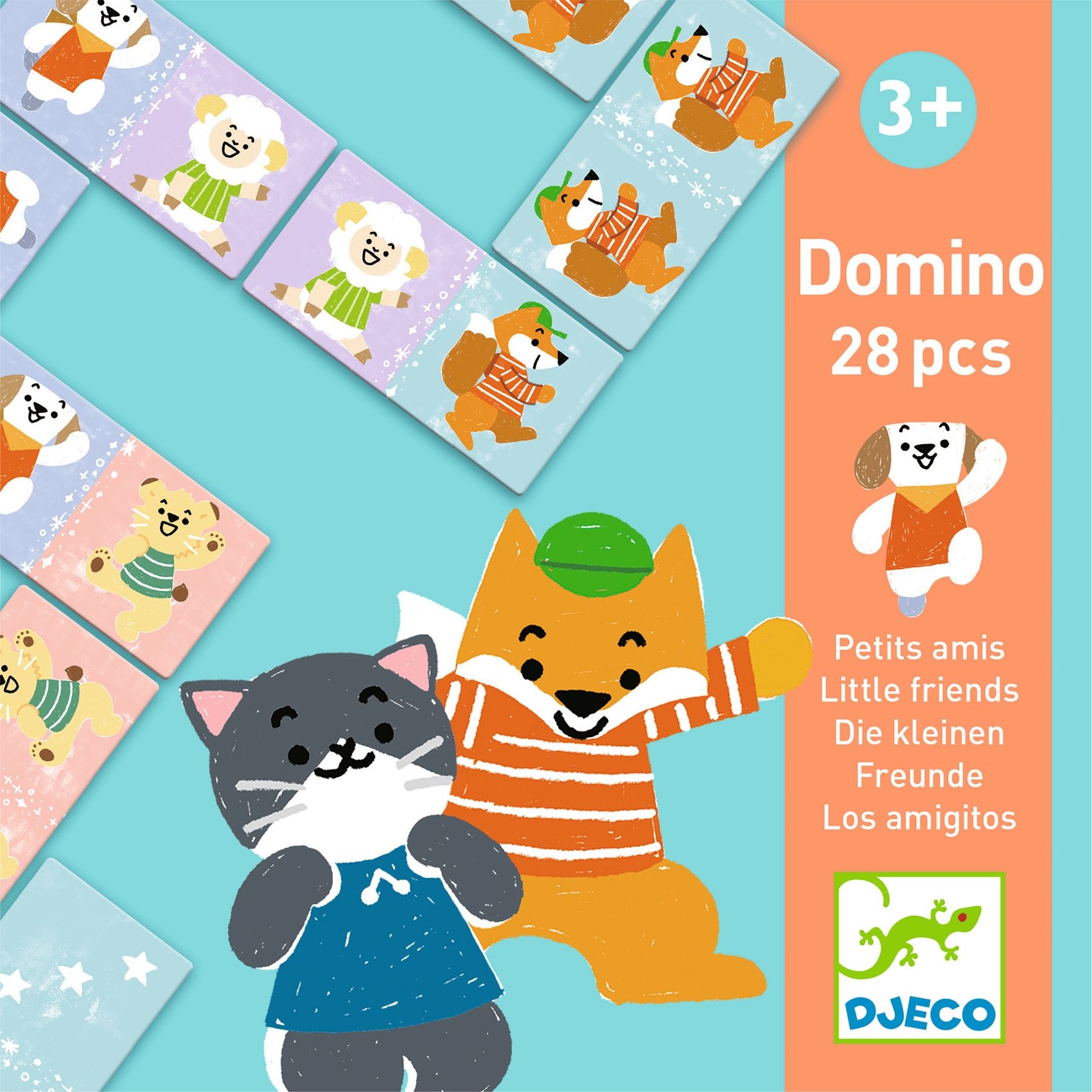Dominó játék - Kis barátok - Domino Little friends - 0