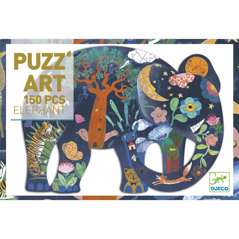 Művész puzzle - Elefánt, 150 db-os - 0