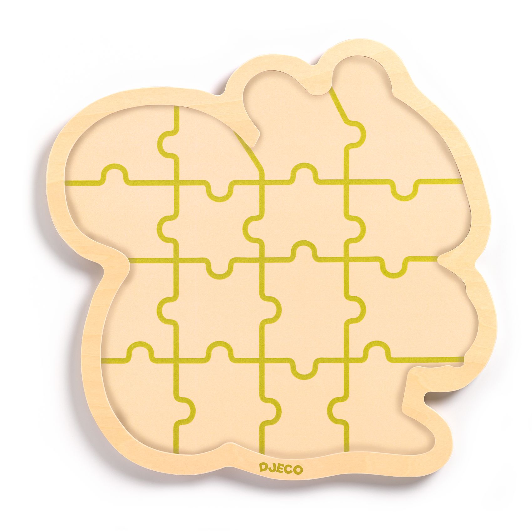 Fa puzzle - Mókus, 16 db-os - Puzzlo Nut - 2