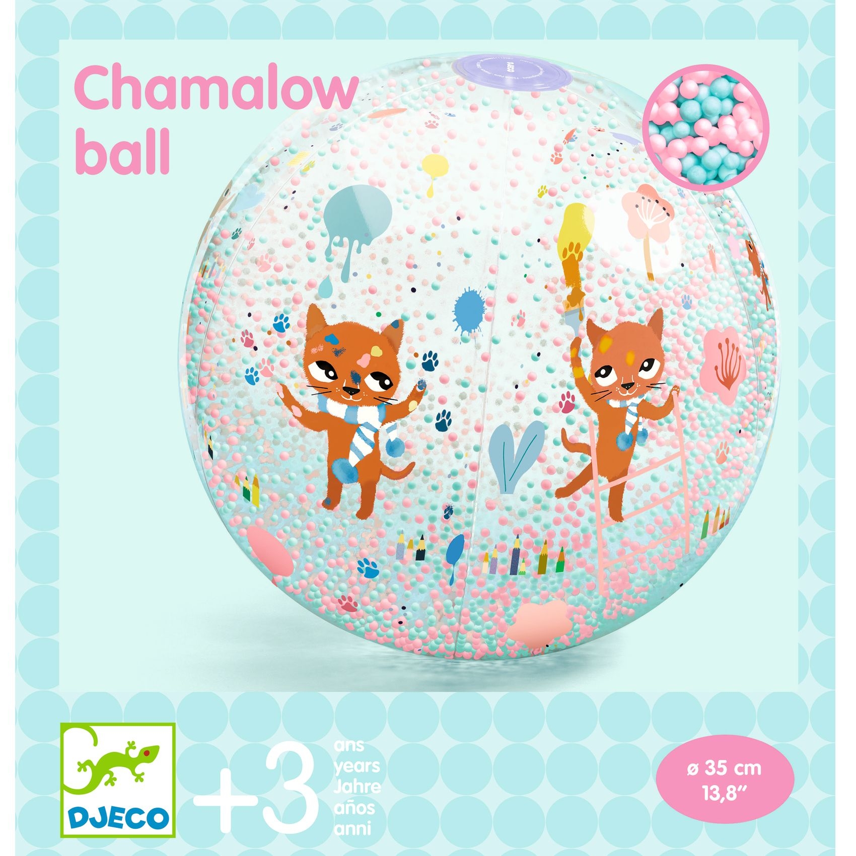 Felfújható labda - Cicatappancs - Ballon gonflable Chamalow - 3