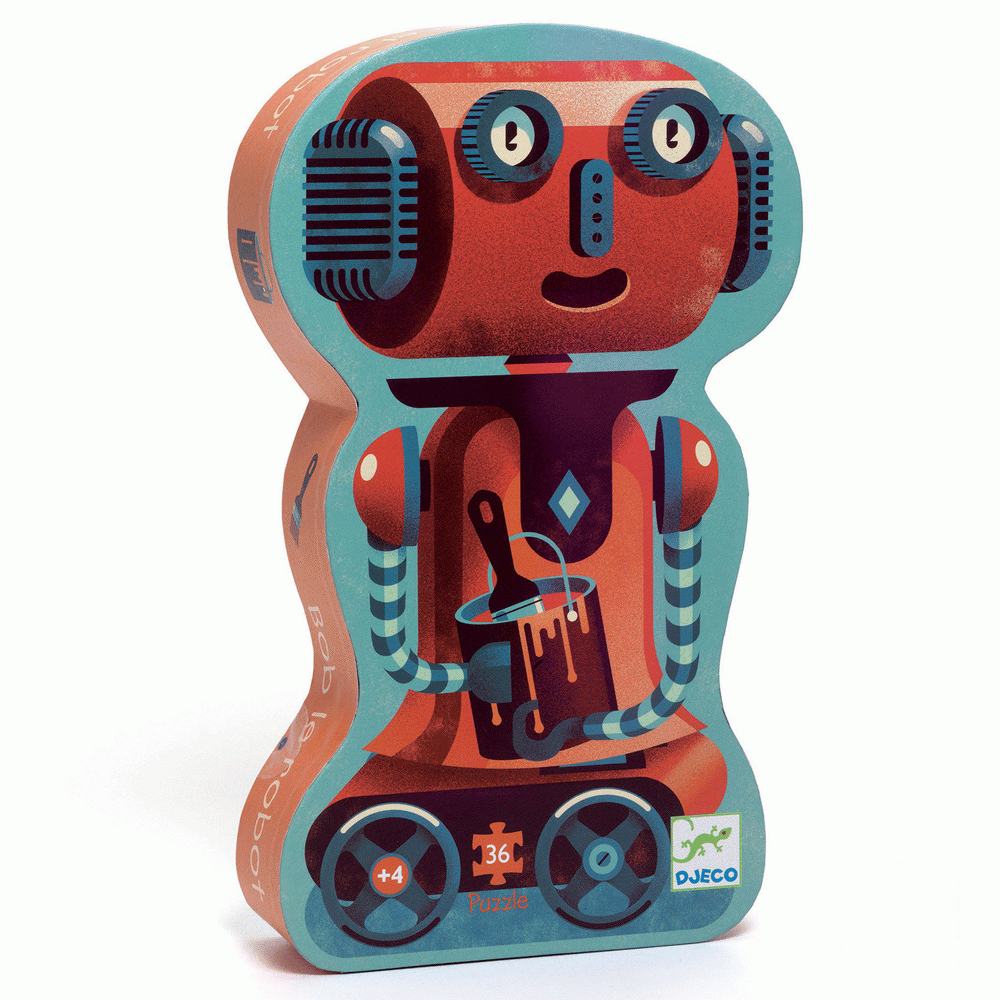 Formadobozos puzzle - Bobirobi - Bob the robot 36 pcs - 0