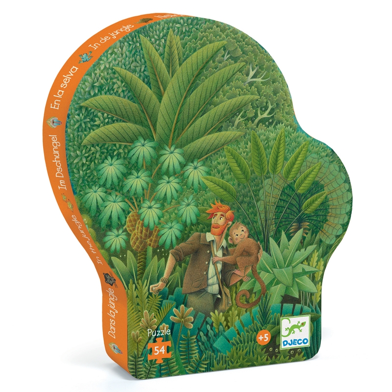 Formadobozos puzzle - Dzsungel puzzle - In the Jungle - 0