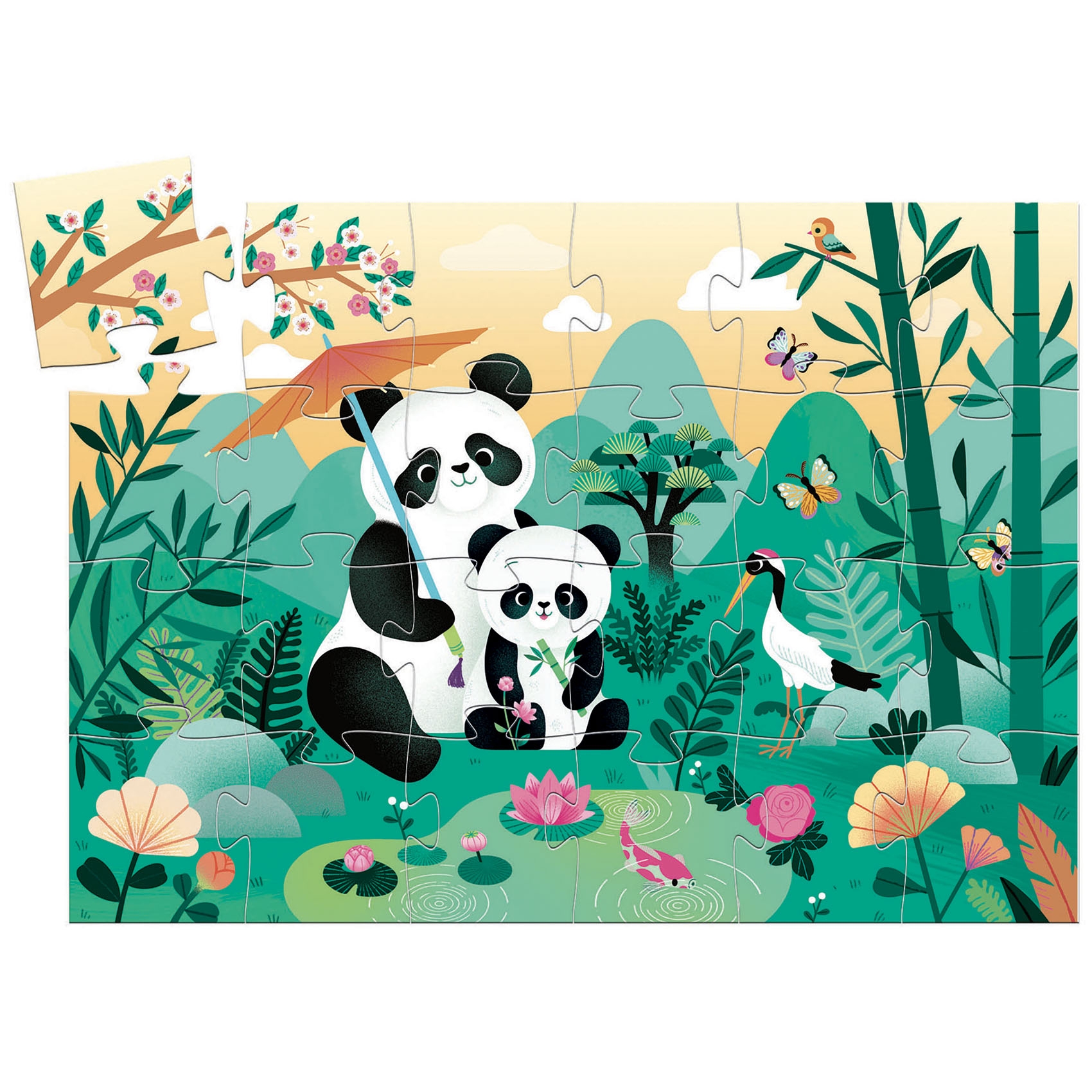 Formadobozos puzzle - Pici Panda Cuki - Leo the panda - 1