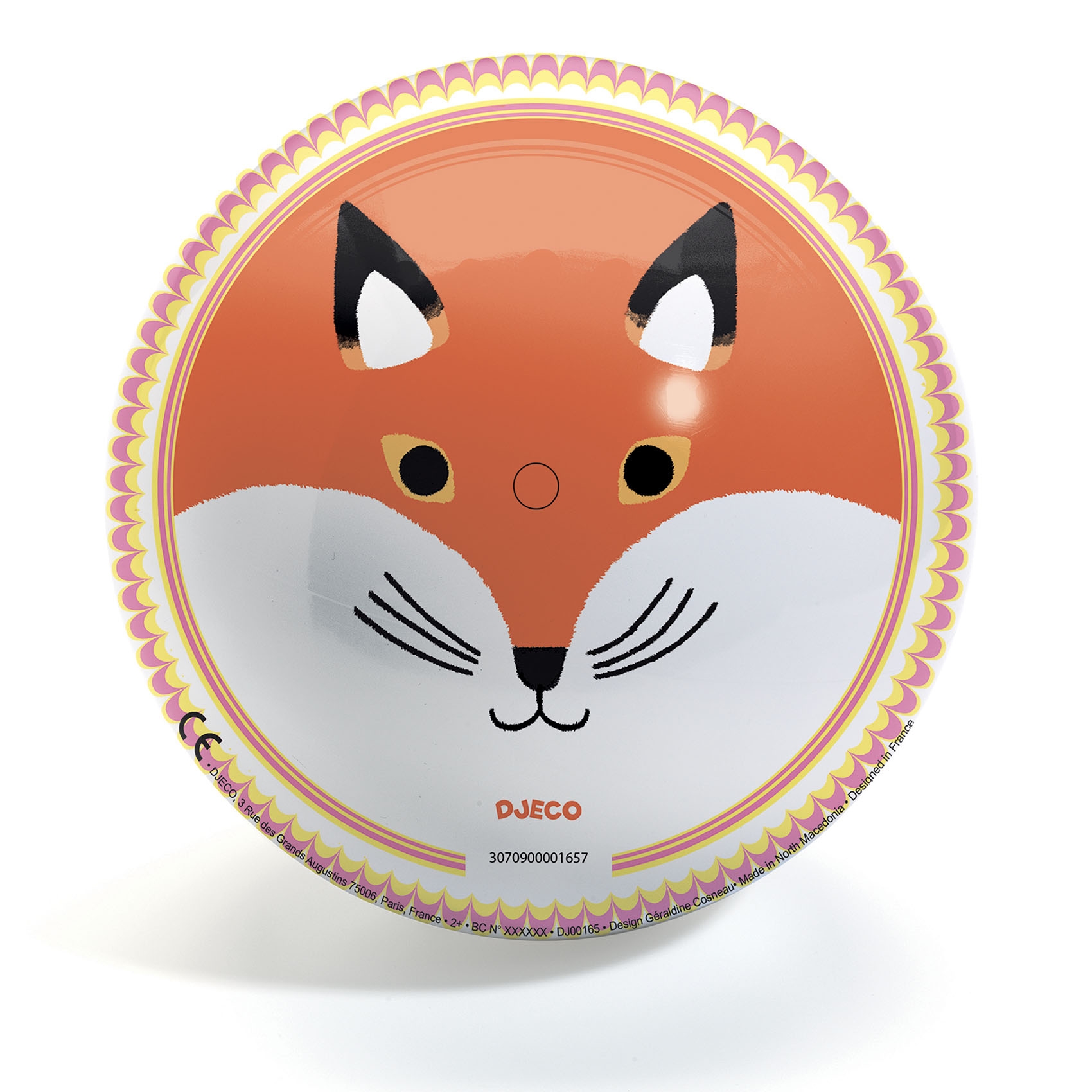 Gumilabda, ∅ 22 cm - Medve és róka - Bear & Fox Ball - 0
