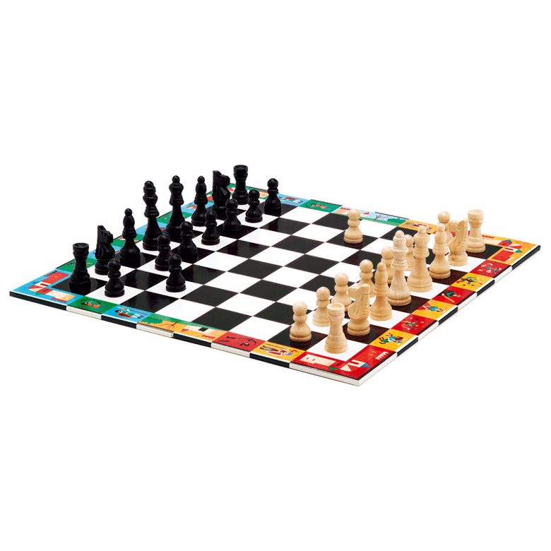 Társasjáték klasszikus - Sakk, Kínai sakk és Dáma - Chess+Checkers - 0