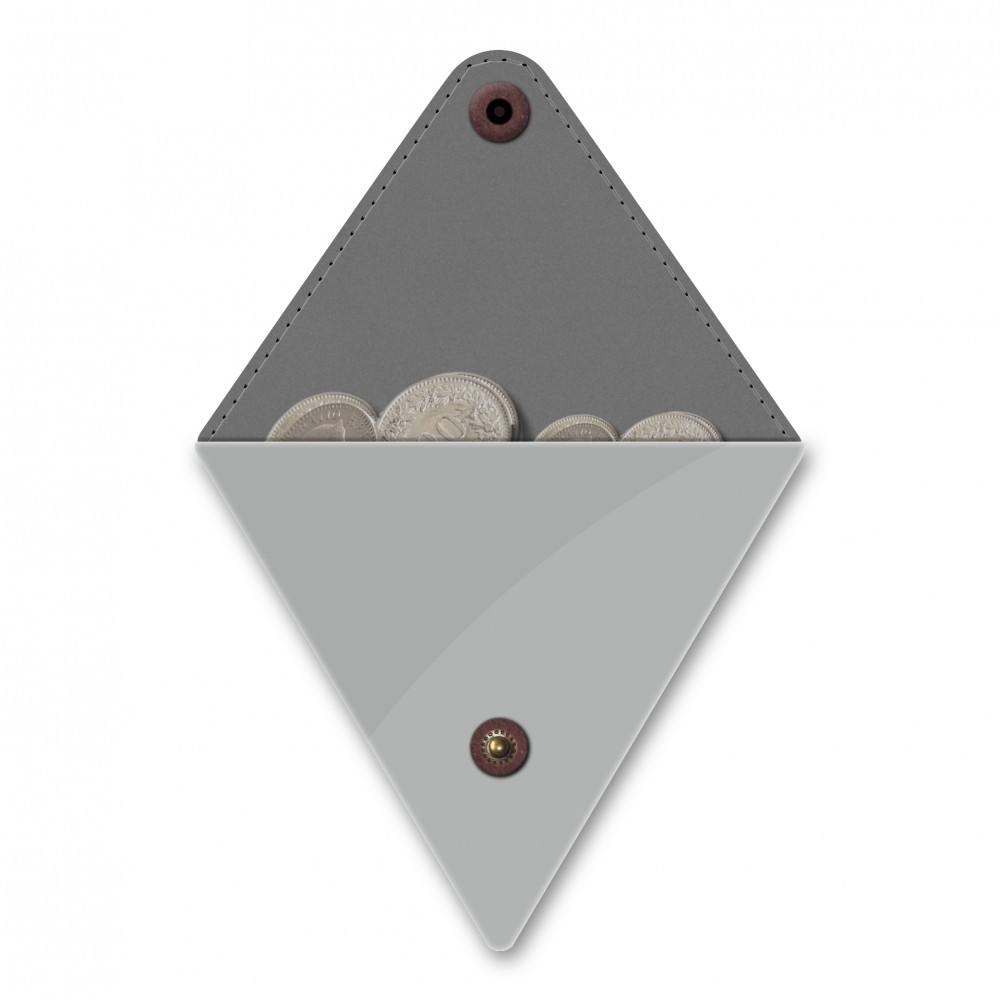 Háromszög pénztárca - SILBER / METALLIC - Triangle Purse Small - 1