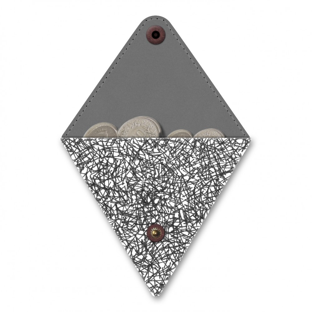 Háromszög pénztárca - WILD STROKES - Triangle Purse Small - 1