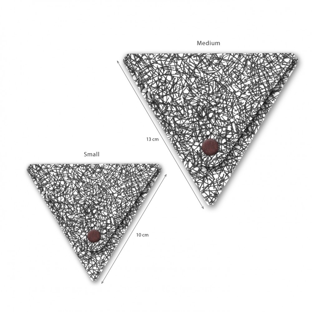 Háromszög pénztárca - WILD STROKES - Triangle Purse Small - 2