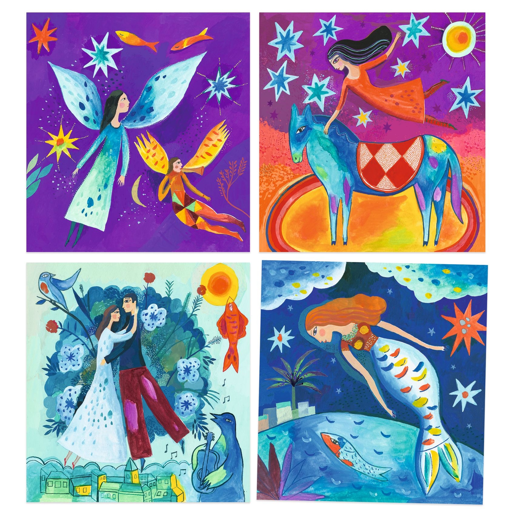 Művészeti műhely - Álomban - Inspired by Marc Chagall - In a dream - 1