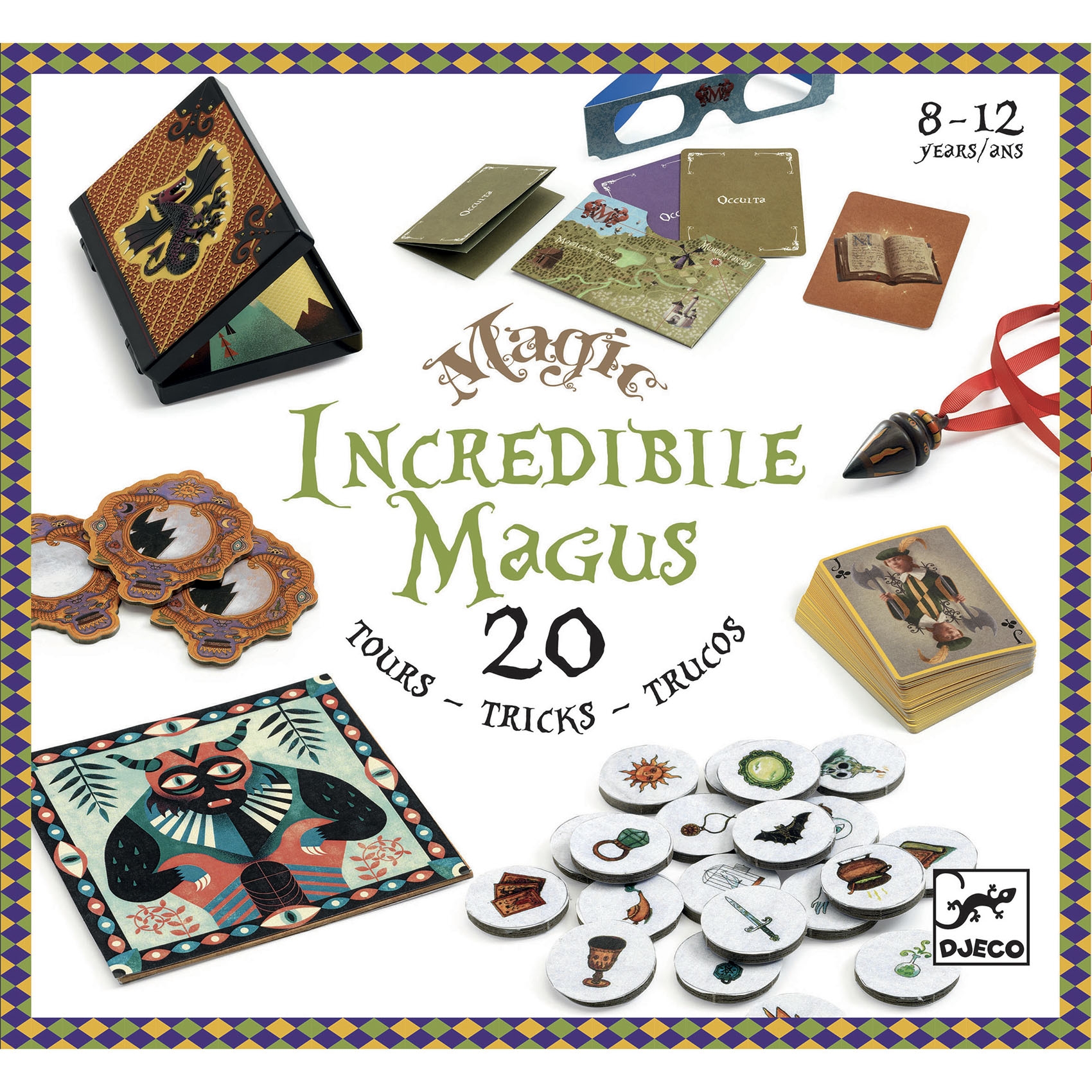 Bűvészkészlet - Hihetetlen varázsló - Incredibile Magus - 20 trükk - 0