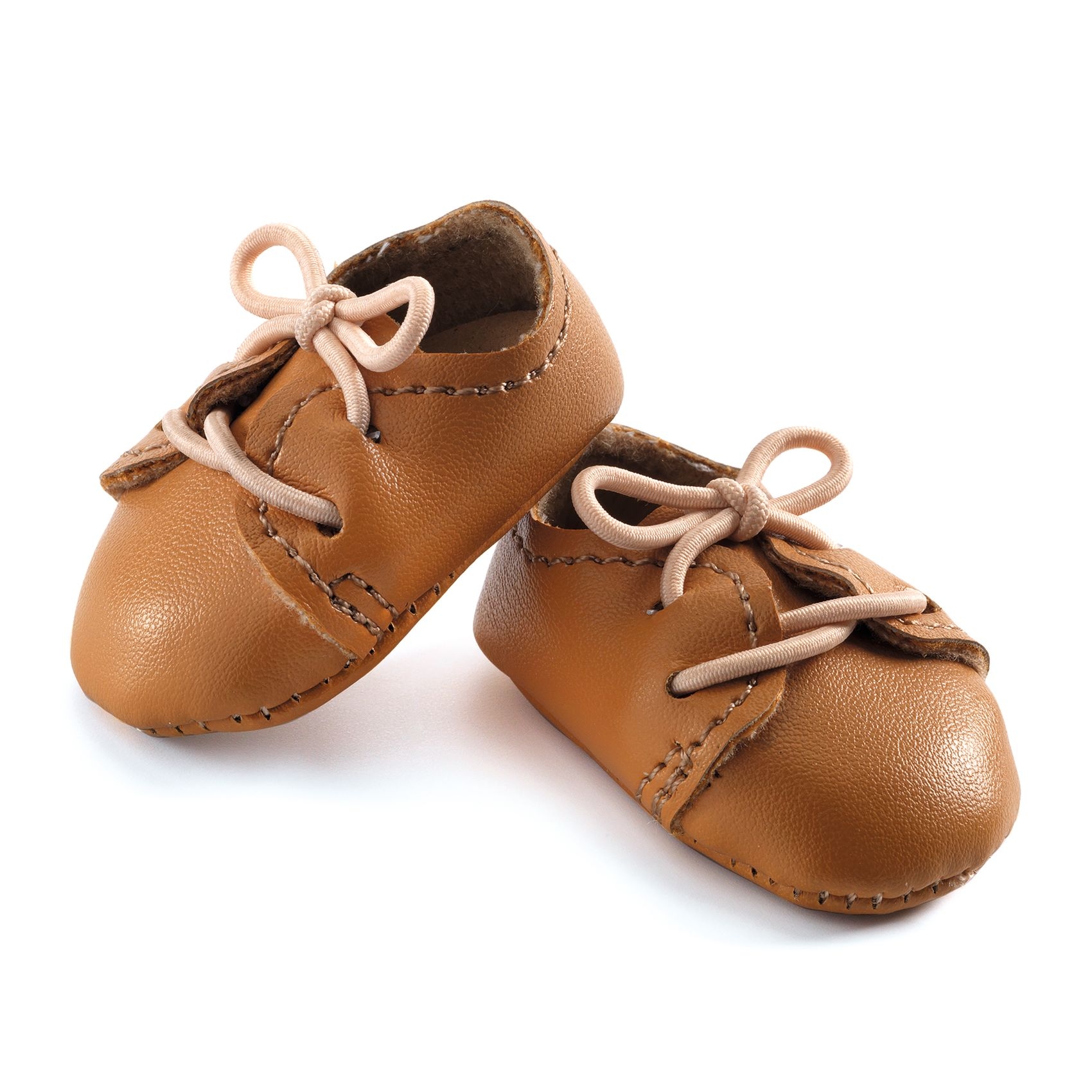 Játékbaba cipő - Barna cipőcske - Brown shoes - 0