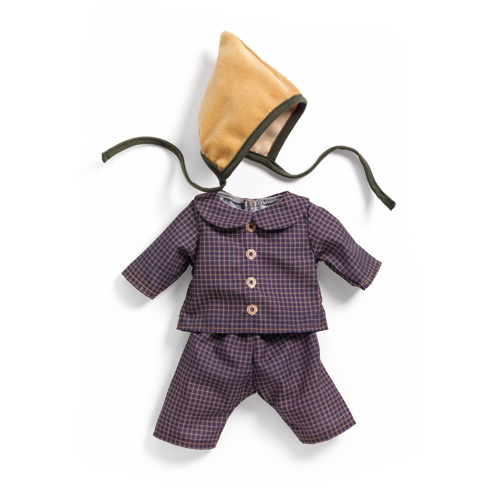 Játékbaba ruha - Borostyán, ruházat - Ambre - 0