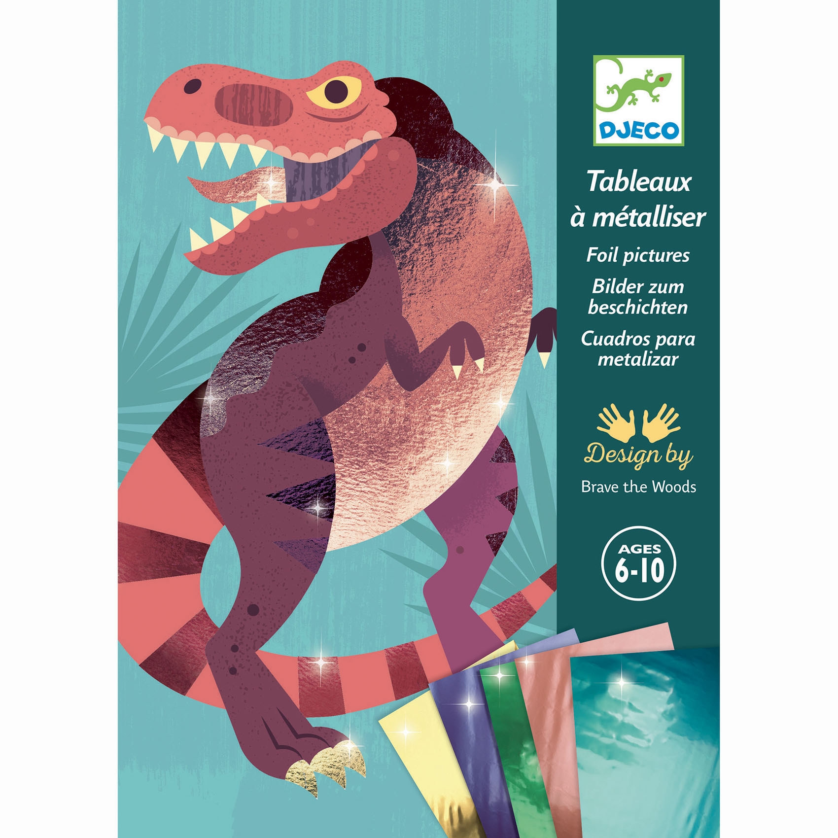 Fémfóliás színezés - Dínók korszaka - Jurassic - 0