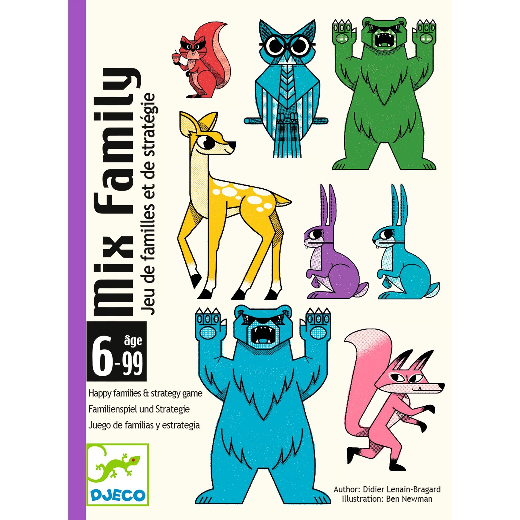 Kártyajáték - Állati kutyuló - Mix Familly - 0