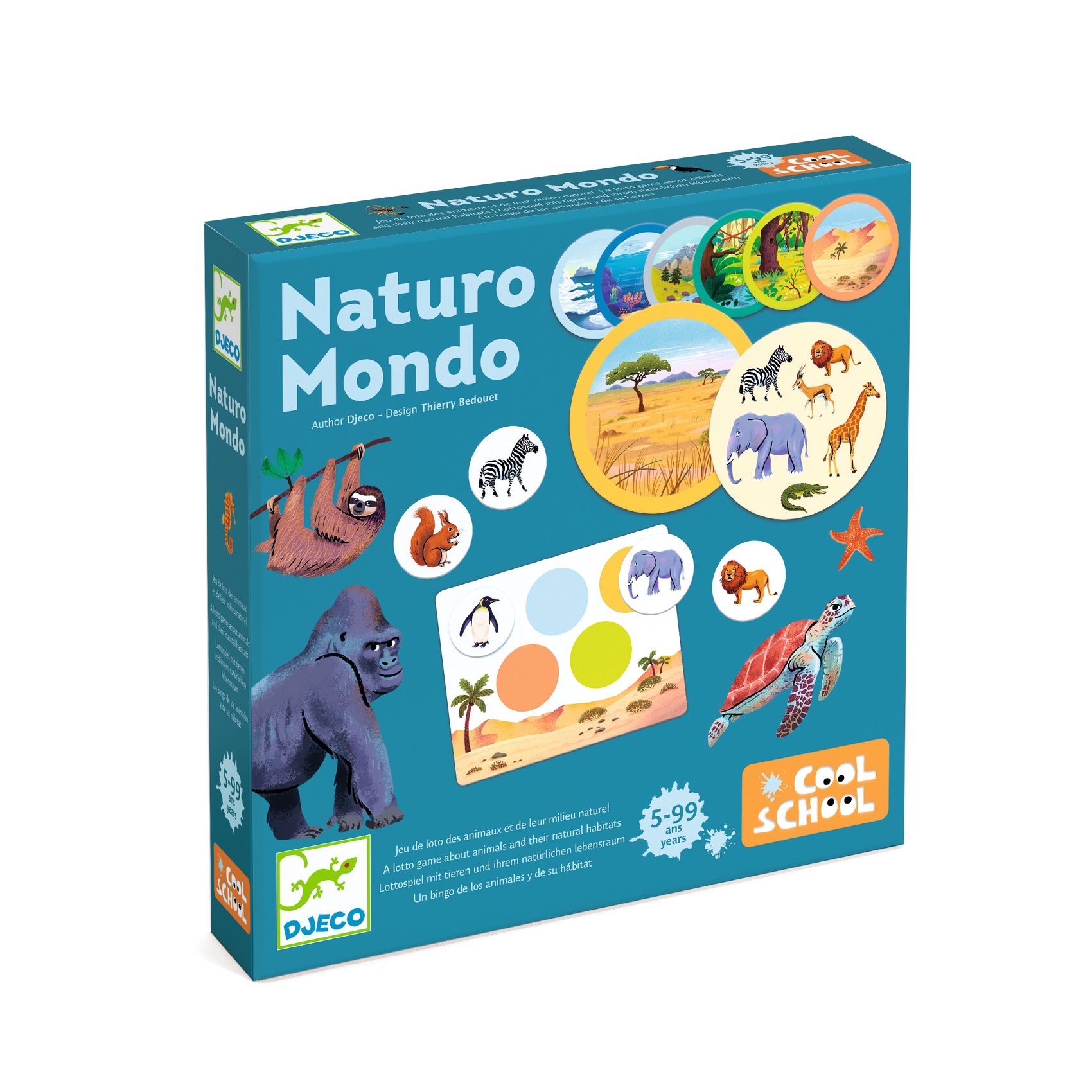 Képes lottó - Állatok és élőhelyeik - Naturo Mondo - FSC MIX - 0