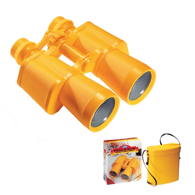 Kétcsövű távcső, sárga - Special 50 Yellow Binocular with Case - 0