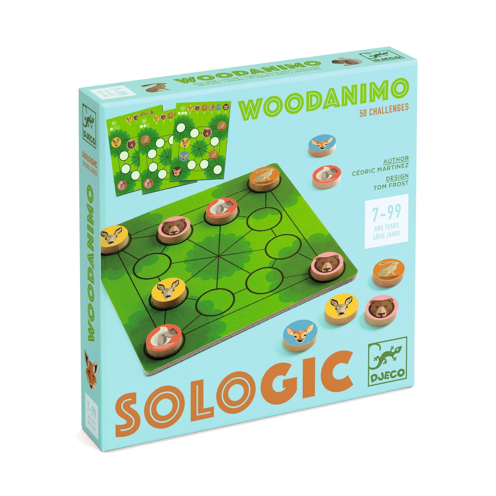 Logikai játék - Szétültetés - Woodanimo - 0