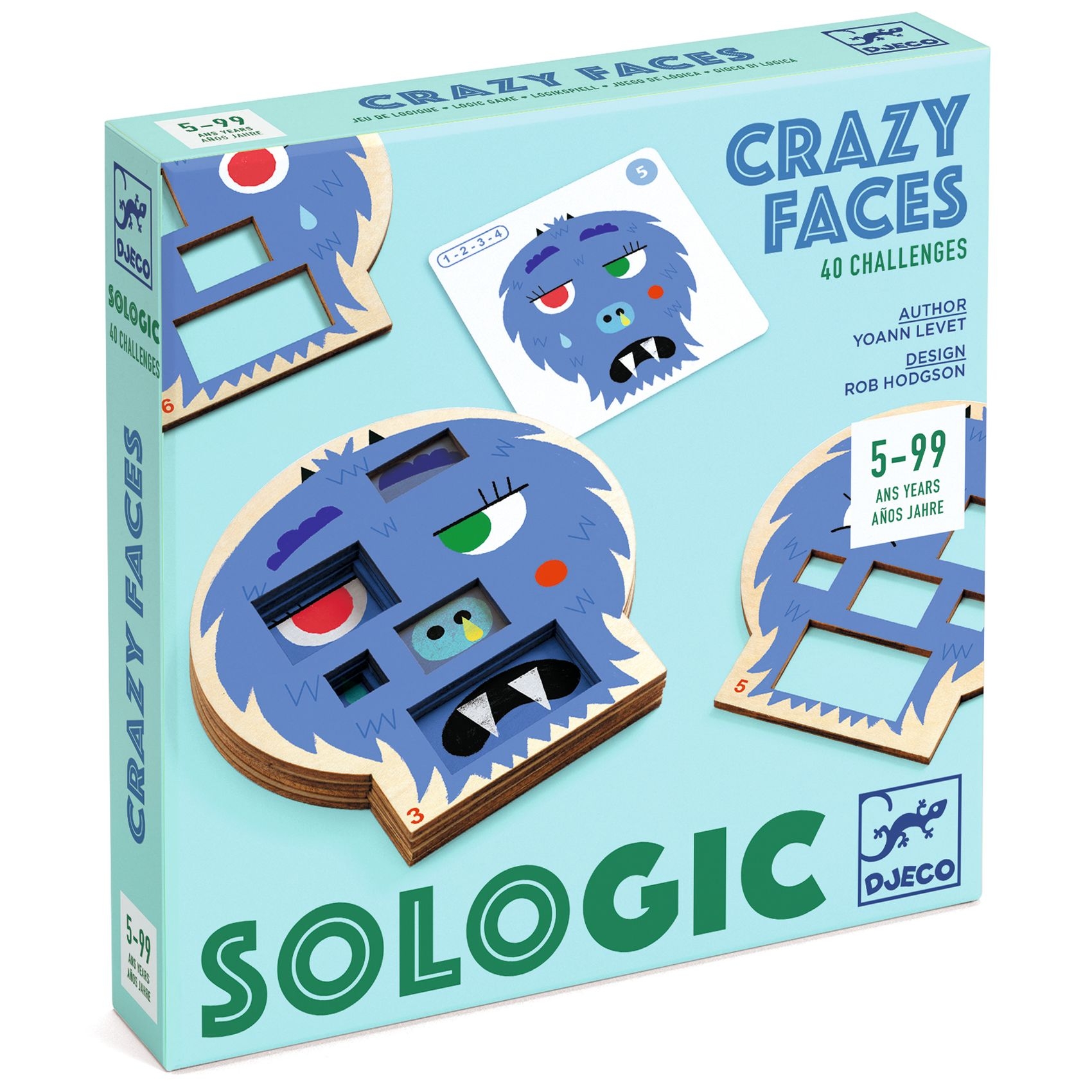 Logikai játék - Szörnyűlködés - Crazy faces - 0