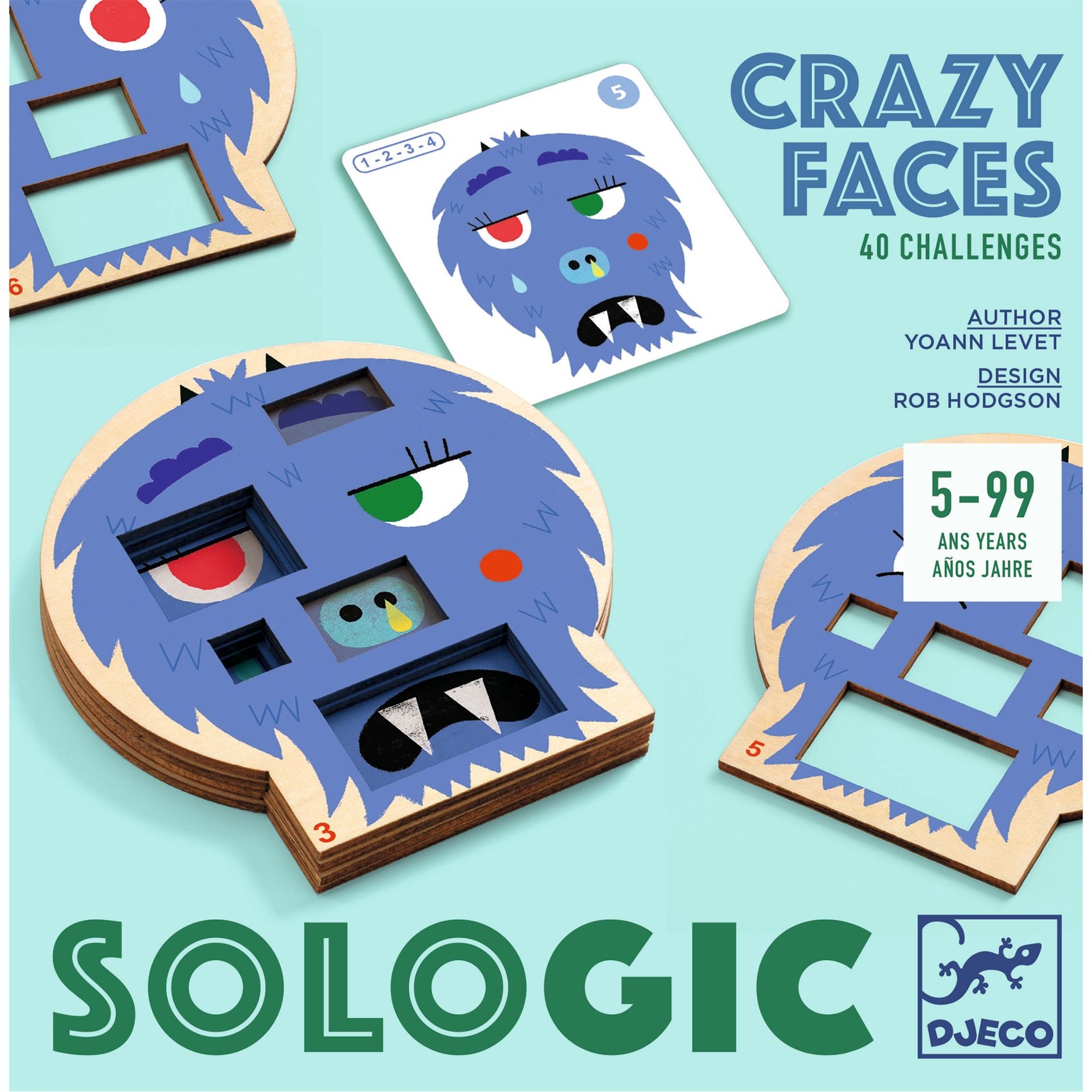 Logikai játék - Szörnyűlködés - Crazy faces - 3