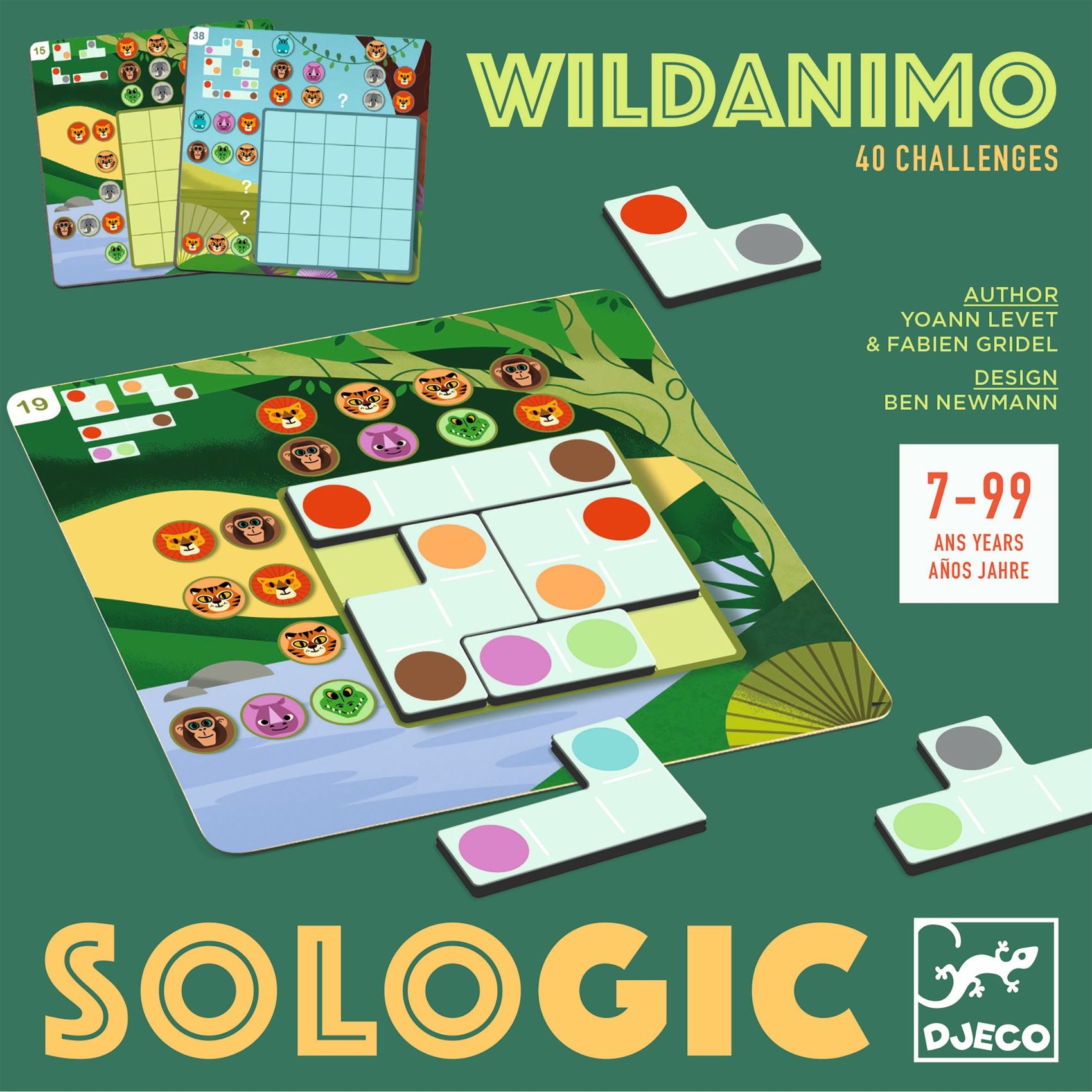 Logikai játék - Vad-agyas - Wildanimo - 2