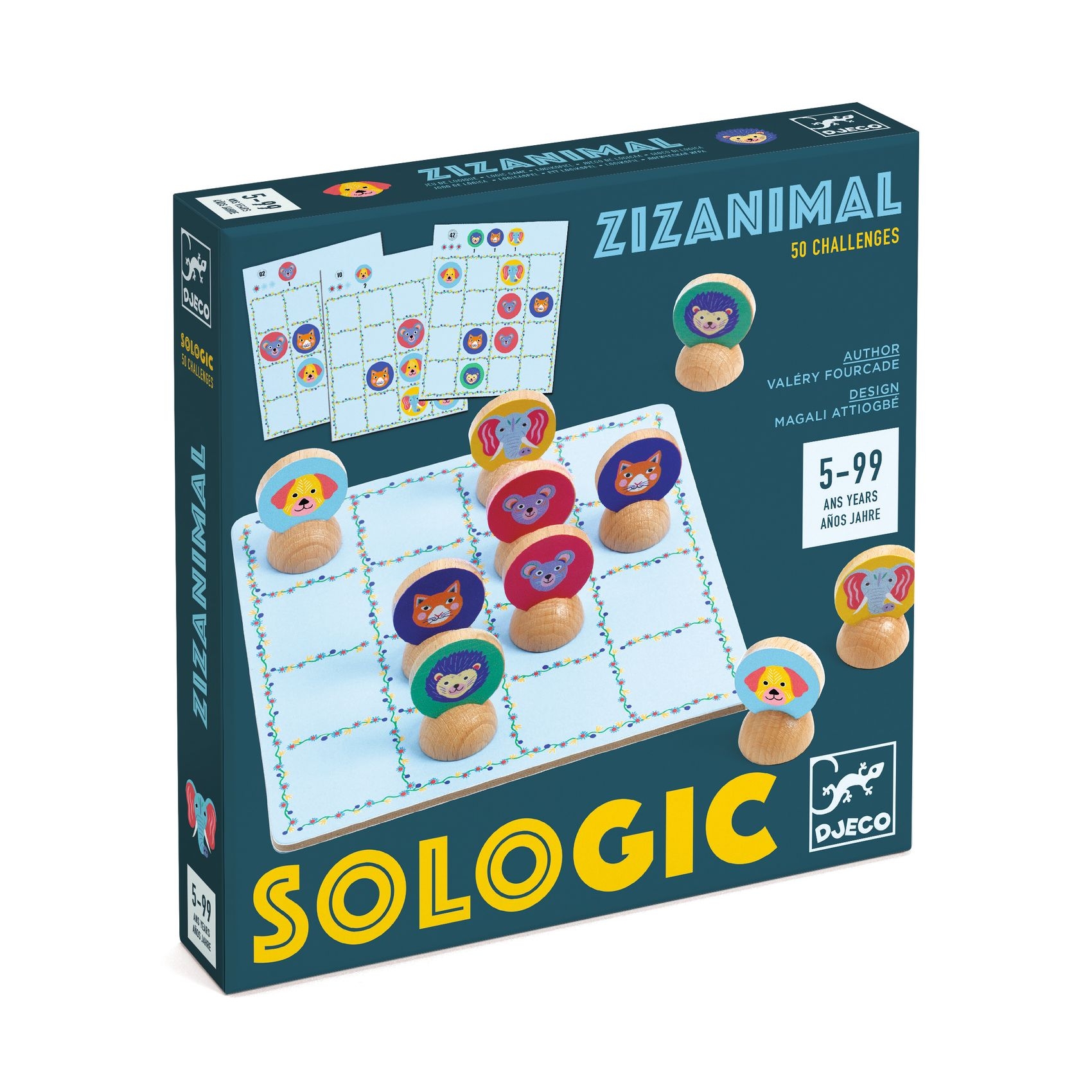 Logikai játék - Zizi állatok - Zizanimal - 0