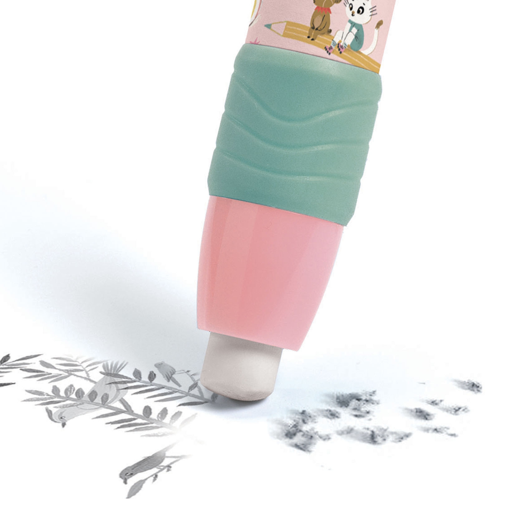 Nyomós-csipeszes radír - Lucille clip eraser - 1