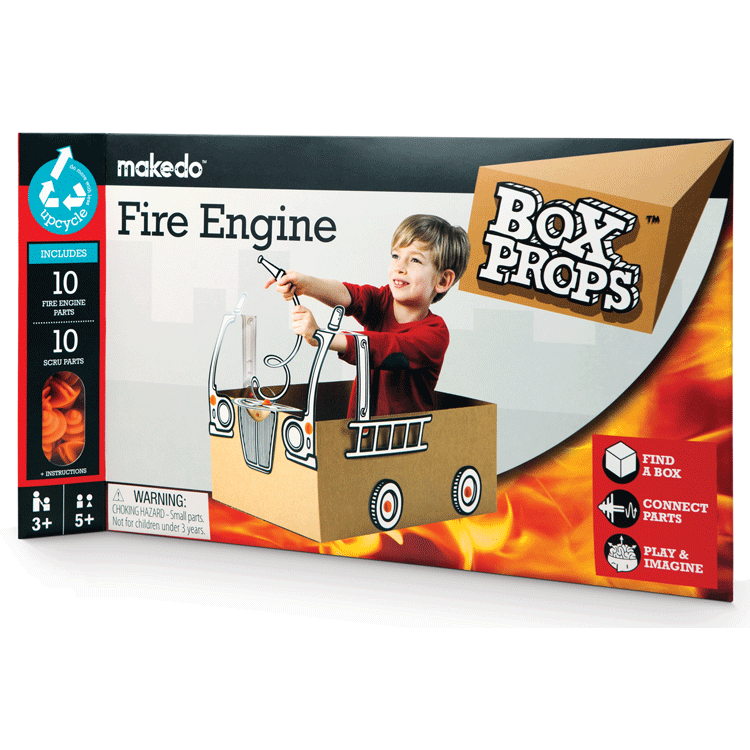 BoxProps Közlekedés - Tűzoltóautó - Fire Engine - 0