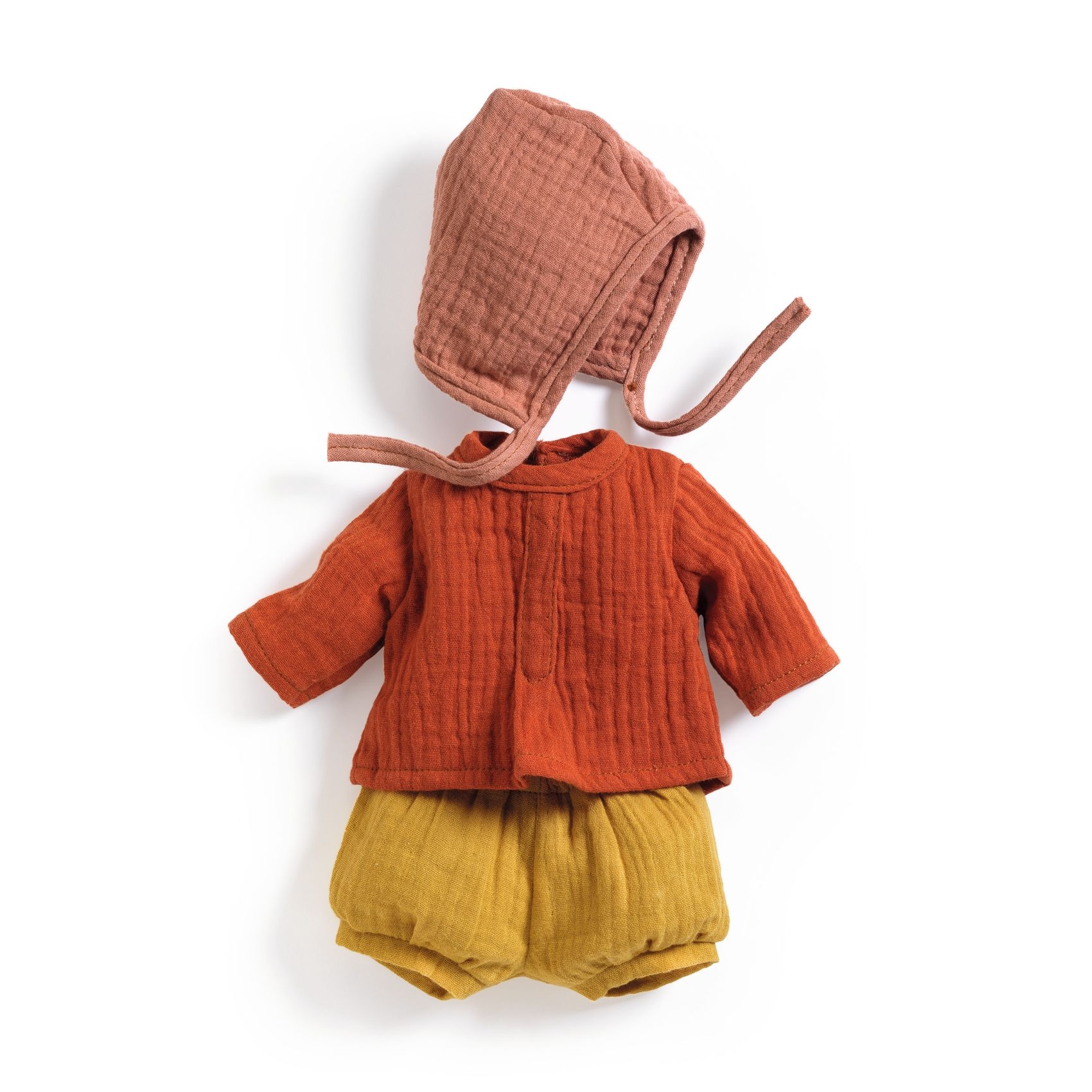 Játékbaba ruha - Mandarin színes - Mandarine - 0