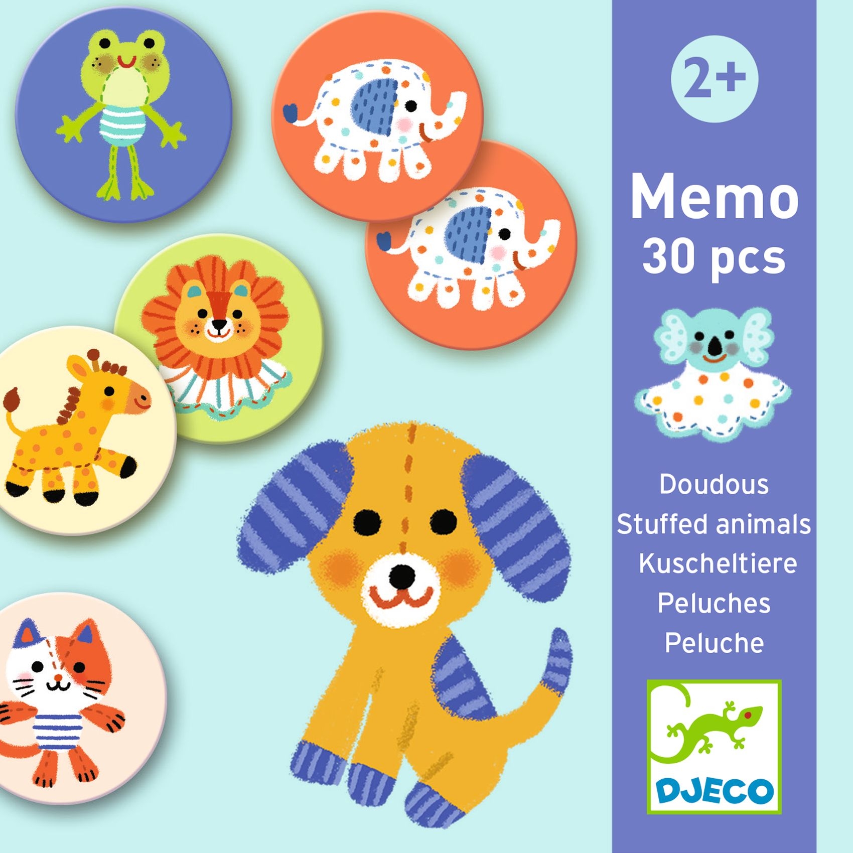 Memória játék - Kedvencek - Memo Stuffed animals - FSC MIX - 2