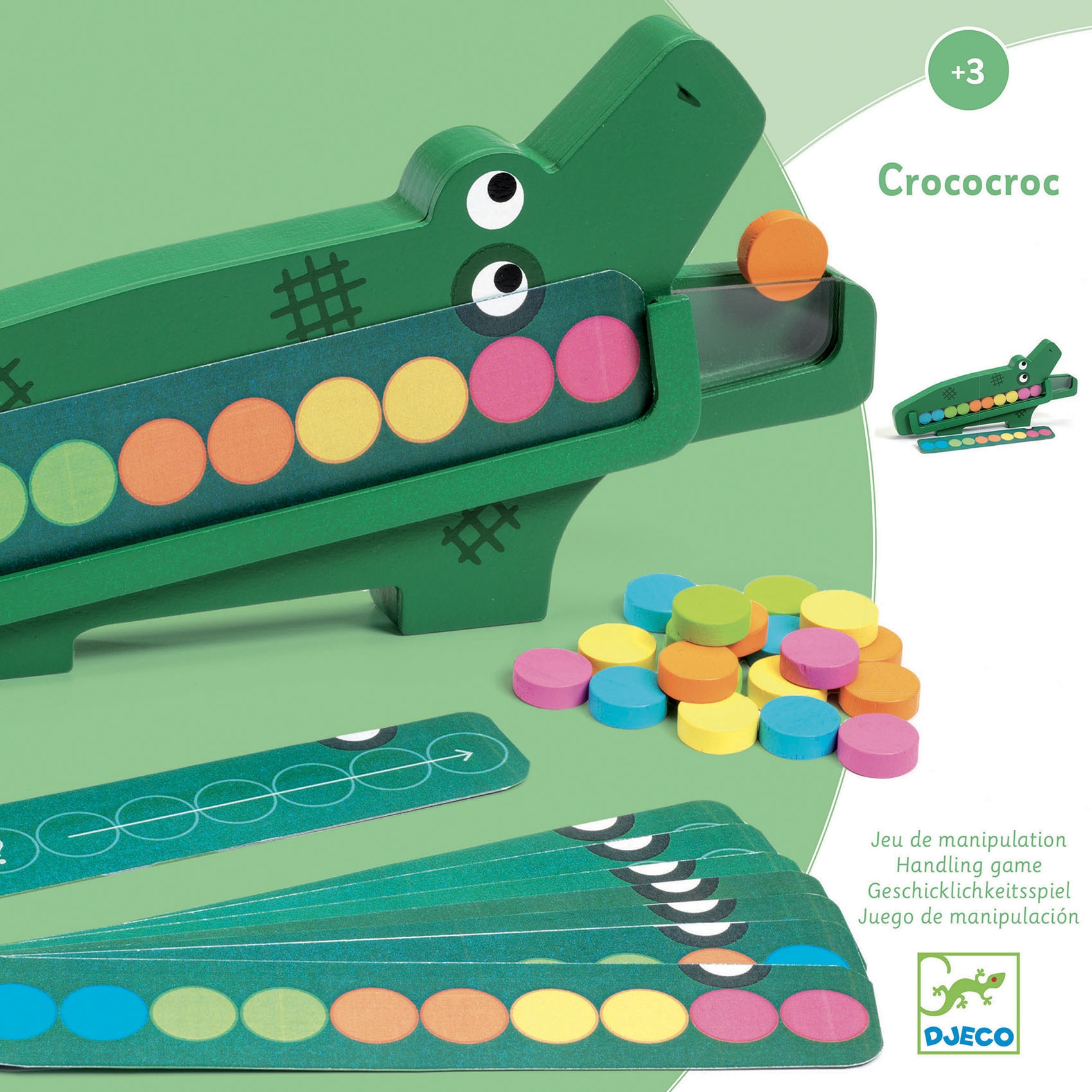 Memória játék - Színre szín kroki - Crococroc - 0