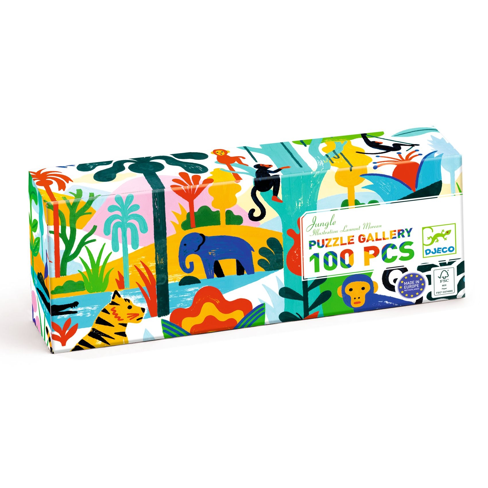 Művész puzzle - Dzsungel, 100 db-os - Jungle - 0