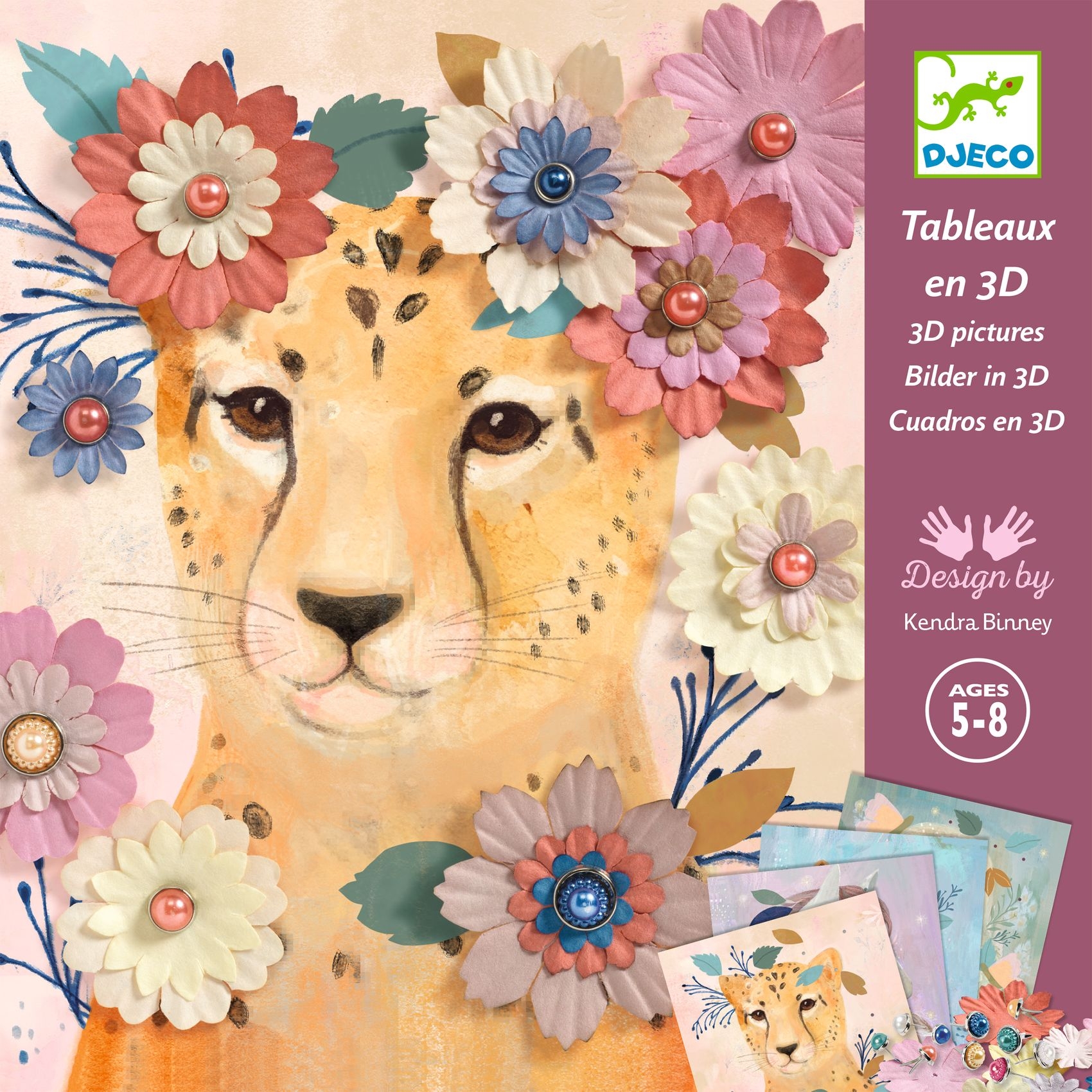 Művészeti műhely - Állatok virágokkal - Floral wreaths - 4