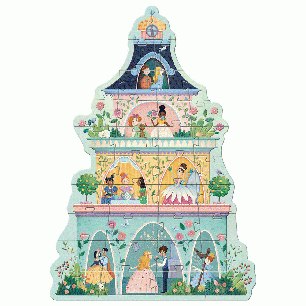 Óriás puzzle - A hercegnők kastélytornya - The princess tower - 1
