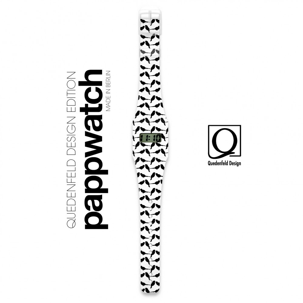 Papír karóra - BLACK SPARROW - Pappwatch - 1