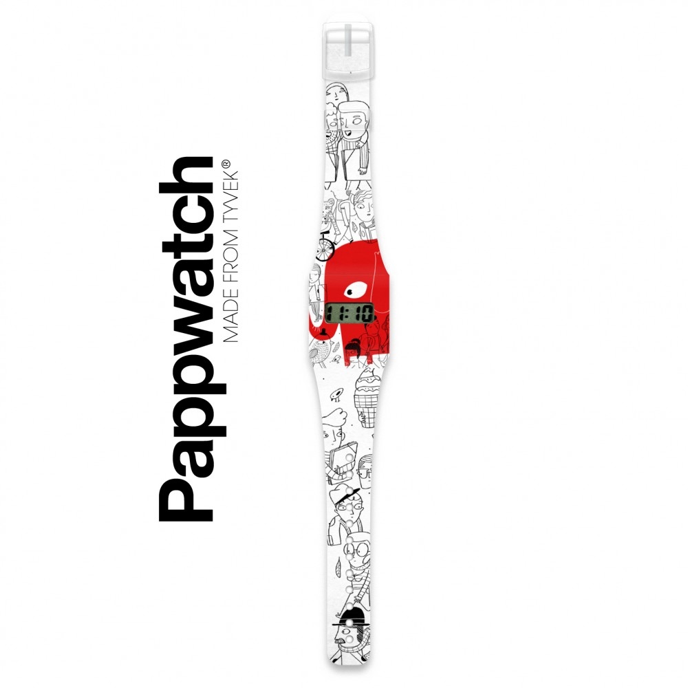 Papír karóra - RED ELEFANT - Pappwatch - 1