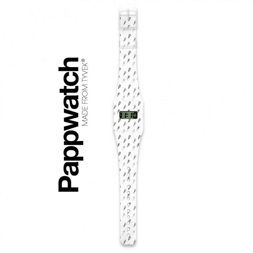 Papír karóra - WHITEDROP - Pappwatch - 1