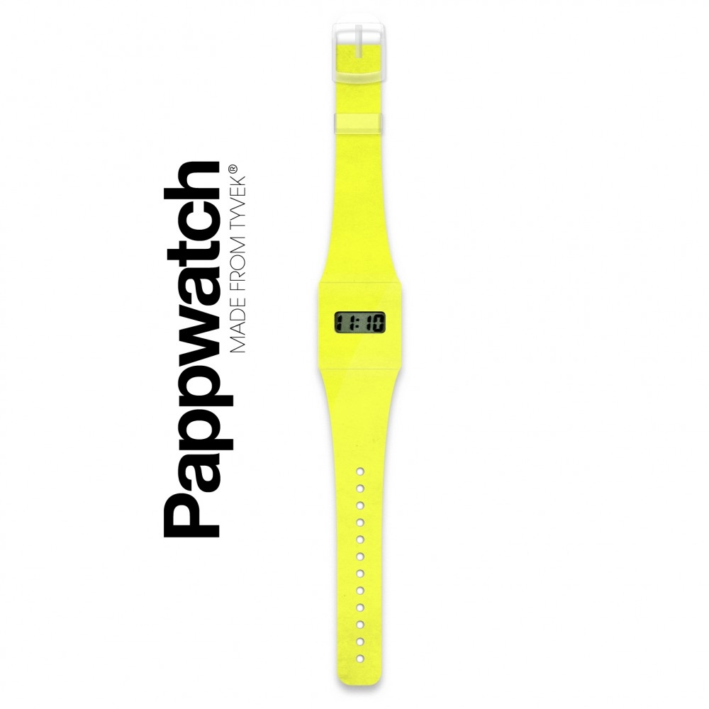 Papír karóra - YELLOW / NEON - Pappwatch - 1