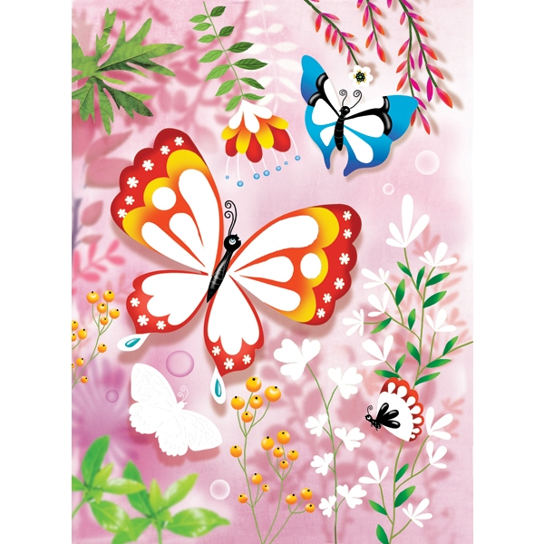 Csillámkép készítő - Pillangók - Butterflies - 2