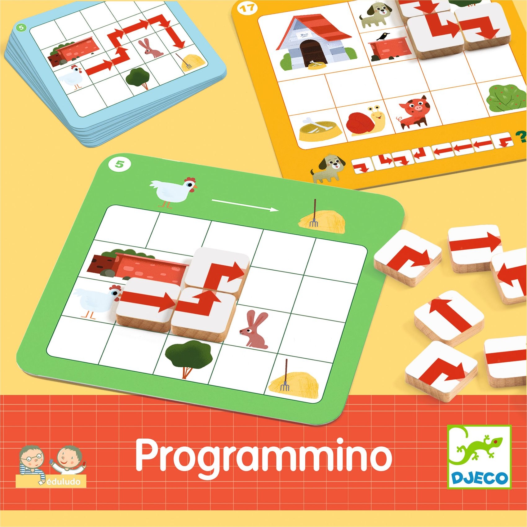 Fejlesztő játék - Irány kijelölés - Eduludo Programmino - 0